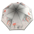 pretty drawing london 23inch black wood handle umbrella